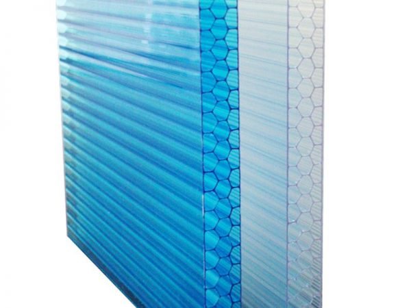 Honeycomb polycarbonate panel cross sections